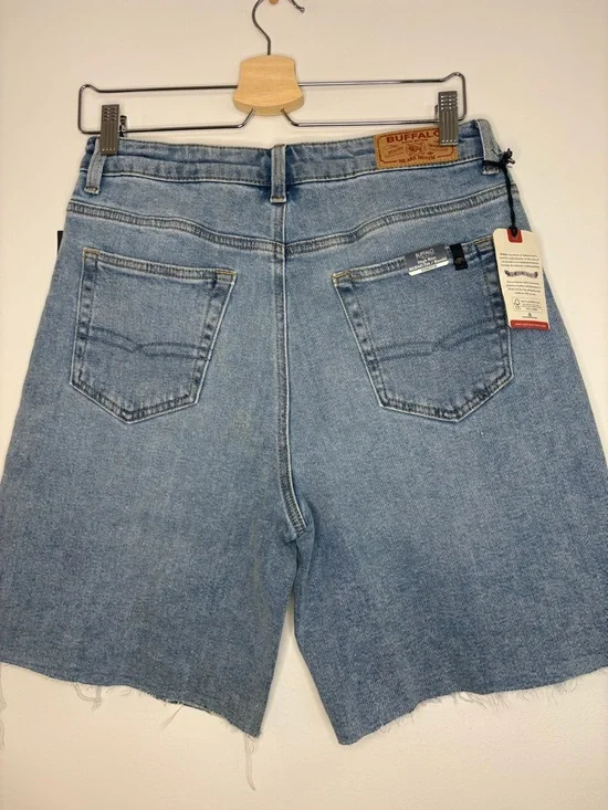 Buffalo David Bitton Light Blue Denim Jean Shorts - Picture 2 of 4